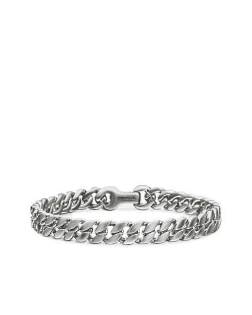 David Yurman Metallic Sterling Curb Chain Bracelet (8Mm) for men