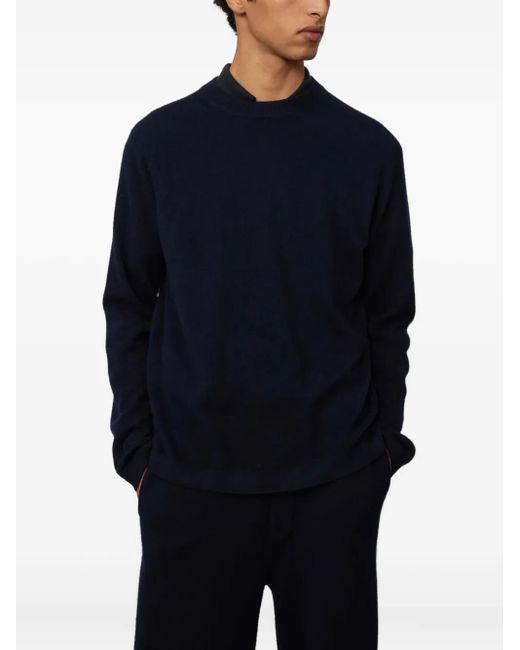 Lisa Yang Blue Cashmere Sweater for men
