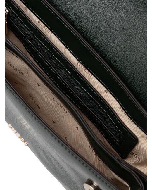 Guess Black Logo-Plaque Cross Body Bag