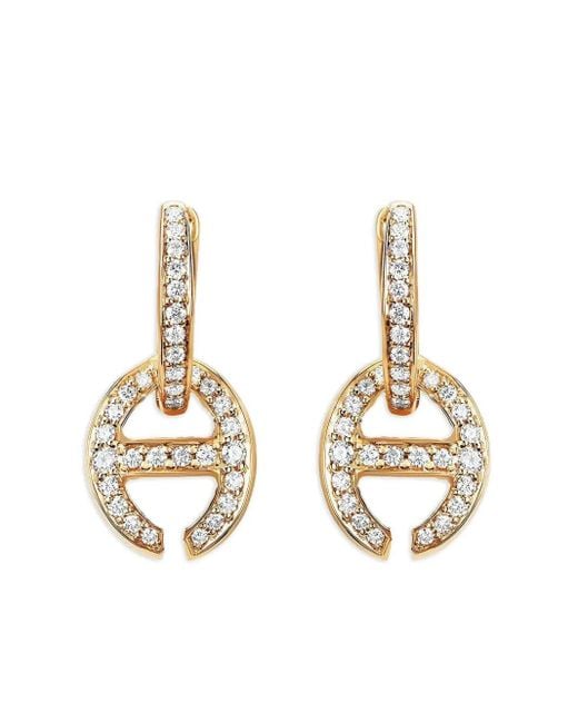 Hoorsenbuhs Metallic 18K Klaasp Diamond Earrings