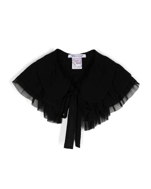 Comme des Garçons Black Ruffled Collar