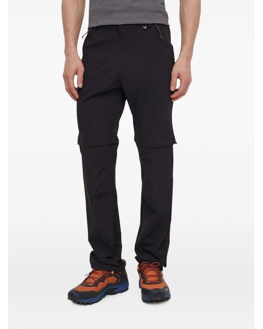 Viking Black Pantalon À Empiècements Détachables Zippés Et Poches Cargo for men