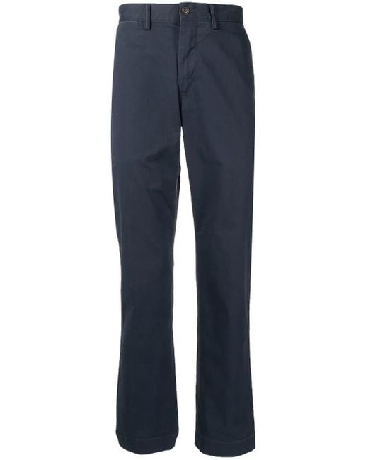 Polo Ralph Lauren Blue Bedford Straight-Fit Trousers for men