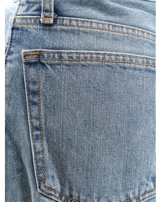 Re/done Blue Cuffed Jeans