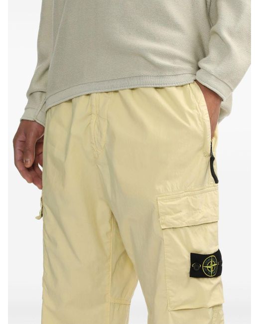 Stone Island Natural Tapered Cargo Pants for men