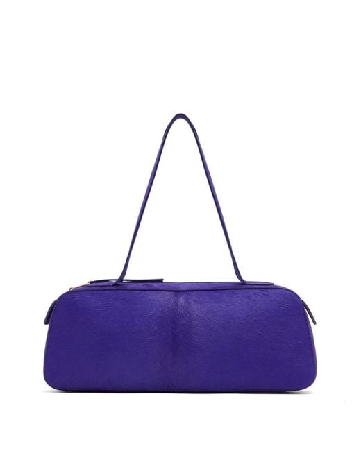Khaite Purple Zip Shoulder Bag