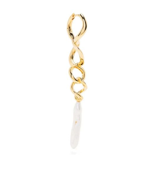 Maria Black White Tornado Left Ear Earring