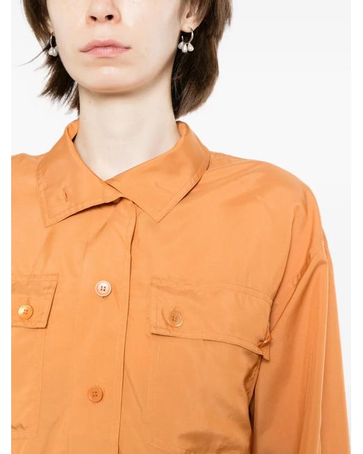 JNBY Orange Tie-Neck Jacket