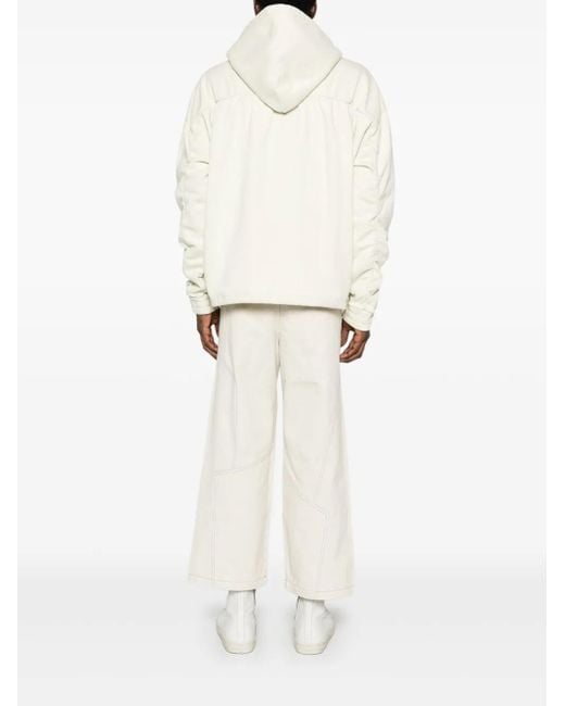 Felpa Shroud Con Cappuccio di A_COLD_WALL* in White da Uomo