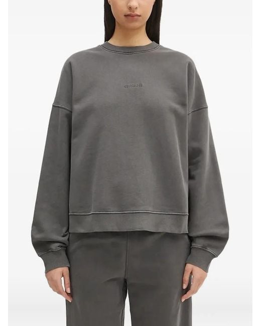 Sudadera Benton con logo bordado Carhartt de color Gray