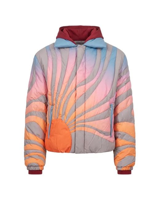 ERL Pink Veste Bomber Sun À Design Matelassé for men
