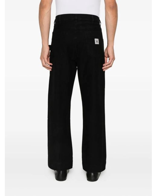 Bode Black Logo-Patch Jeans for men