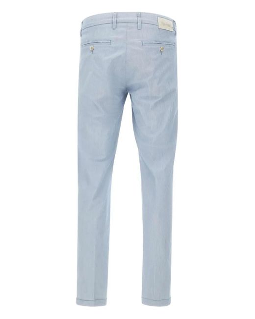 Re-hash Blue Logo-Patch Chinos for men