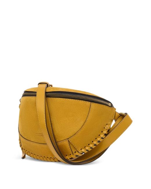 Isabel Marant Metallic Sac Porté Épaule À Design Tressé