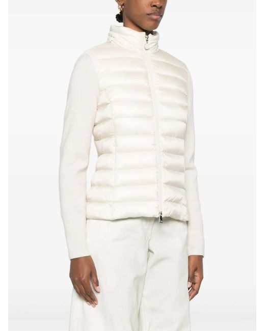 Moncler White Puffer Jacket
