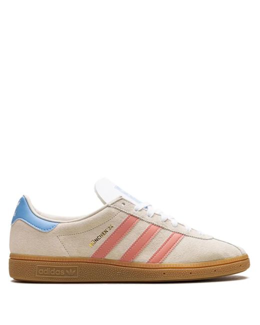 Adidas Pink Munchen 24 Sneakers for men