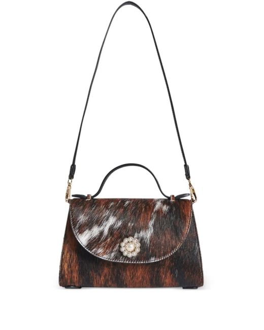 Simone Rocha White Pochette Valentine Schultertasche