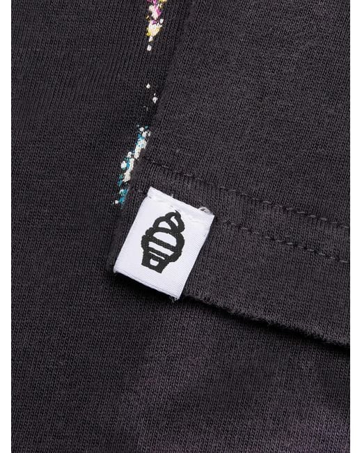 ICECREAM T-Shirt Met Stone Cold Print in het Black voor heren