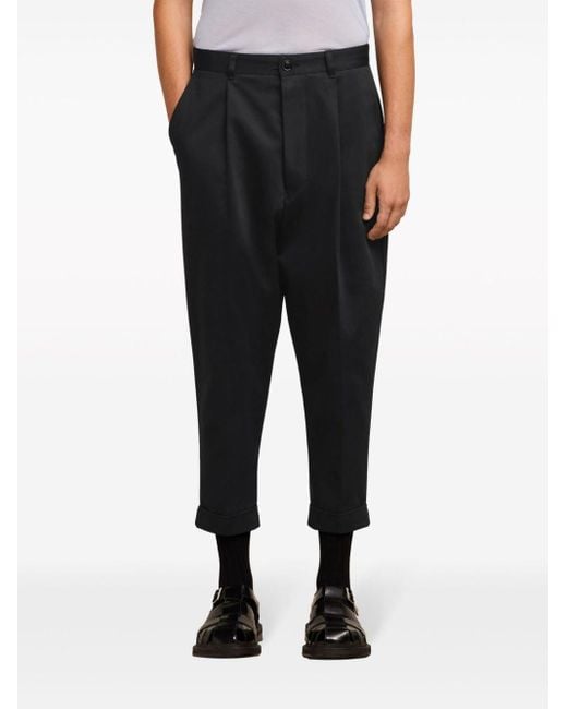 AMI Cropped Pantalon in het Black voor heren