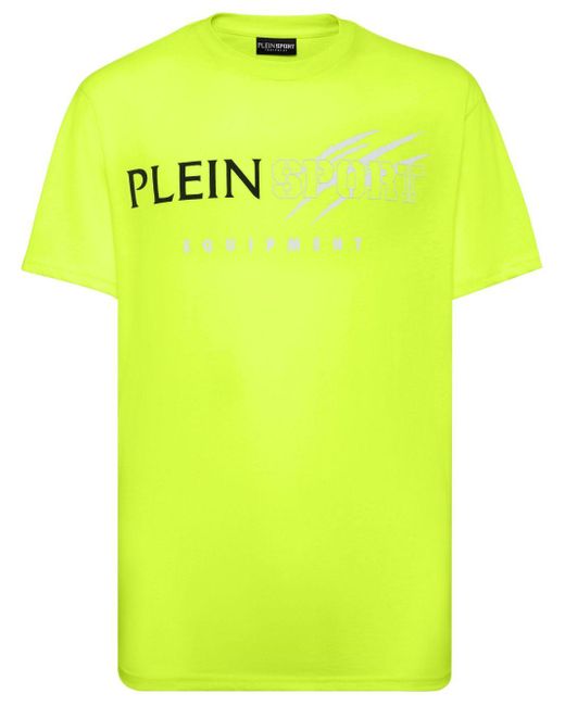 Philipp Plein T-Shirt mit Logo-Print in Yellow für Herren