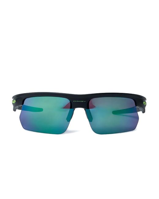 Oakley Blue Shield-Frame Sunglasses