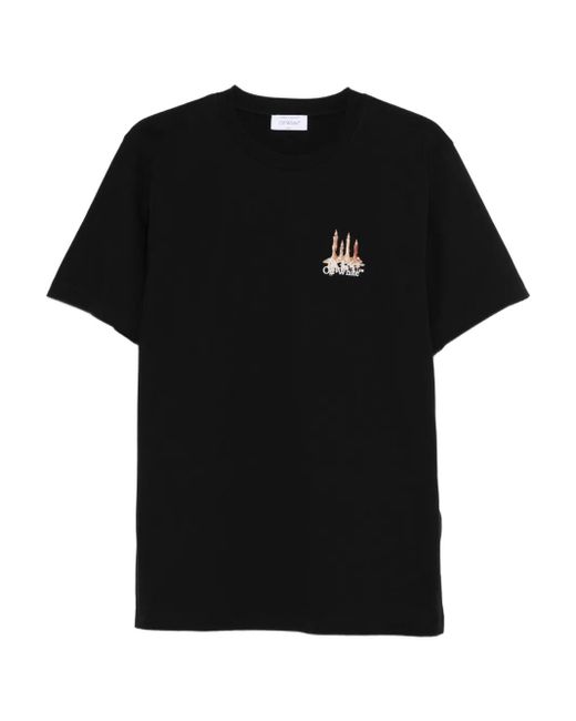 Off-White c/o Virgil Abloh T-Shirt Met Print in het Black voor heren