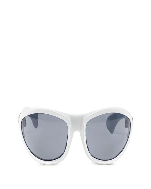 Chrome Hearts Gray Spreader Geometric-Frame Sunglasses