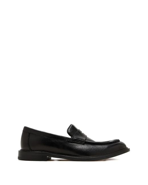 STURLINI FIRENZE Black Penny-Slot Loafers for men