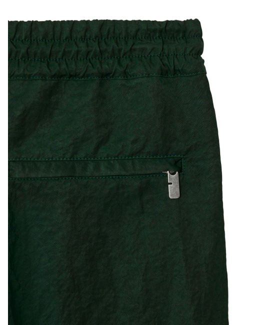 Burberry Green Drawstring Tailored Trousers for men