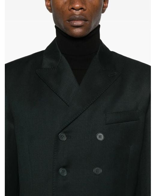 Blazer À Boutonnière Croisée Lacoste pour homme en coloris Black