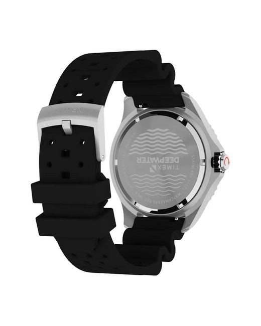 Timex Black Deepwater Meridian 200 44Mm for men