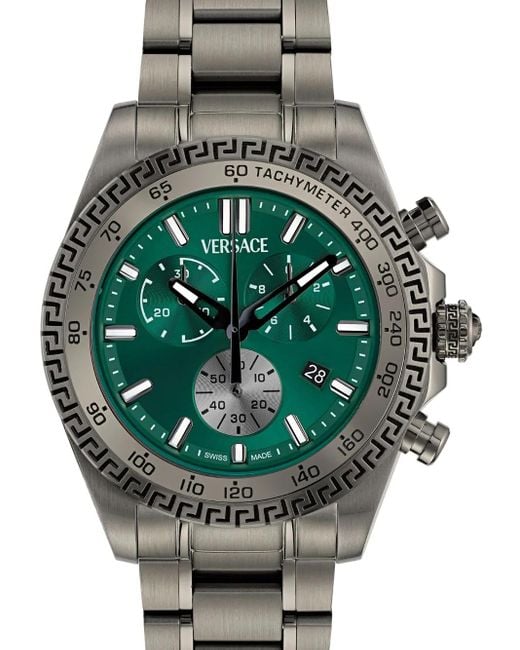 Versace Green Montre Chrono X for men
