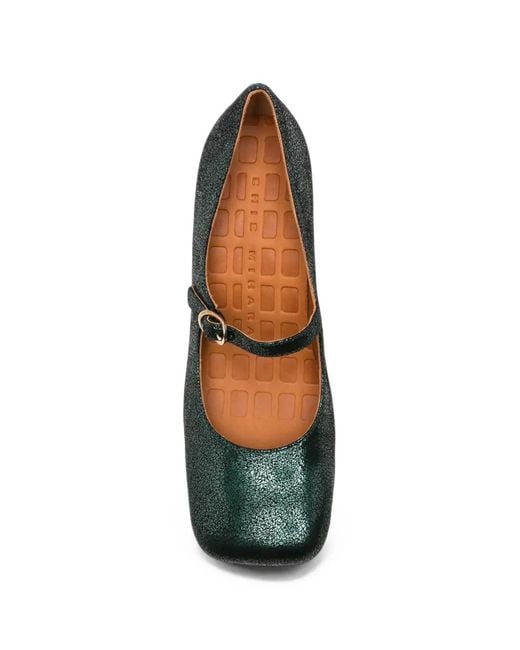 Chie Mihara Green Samai Metallic Pumps