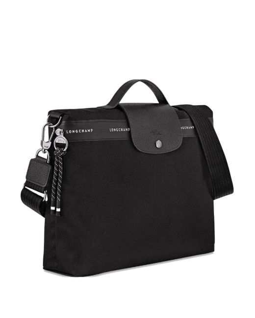 Longchamp Black Le Pliage Energy Briefcase