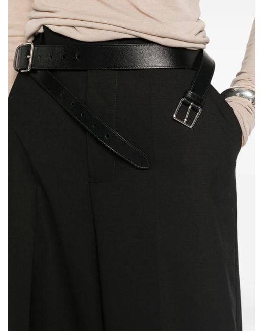 Rick Owens Black Tailored Trousers