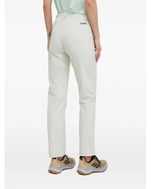 Colmar White Logo Trousers