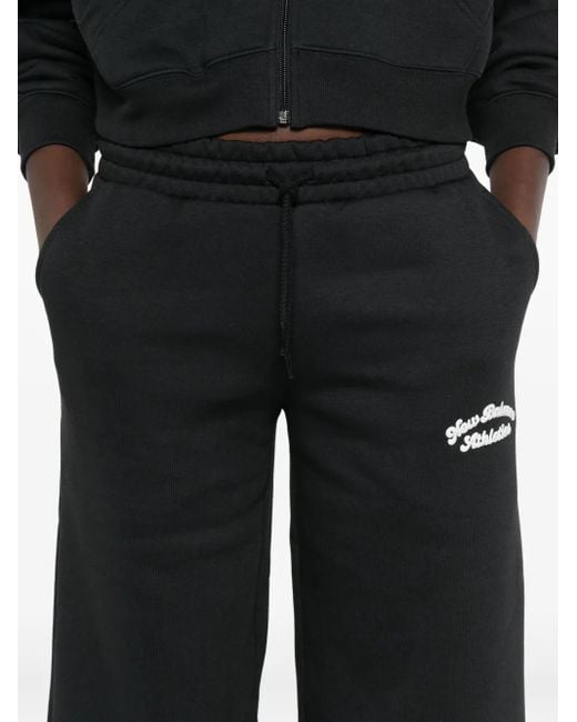 New Balance Black Embroidered Drawstring Sweatpants