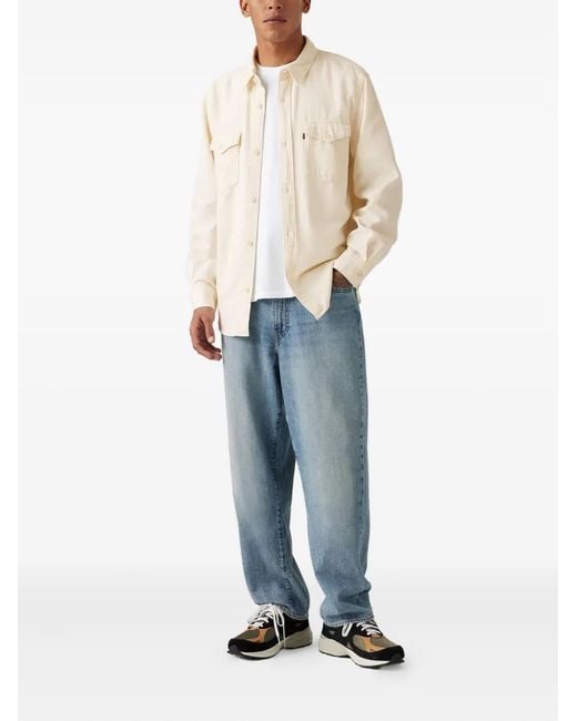 Levi's Blue Five-Pocket Design Jeans for men