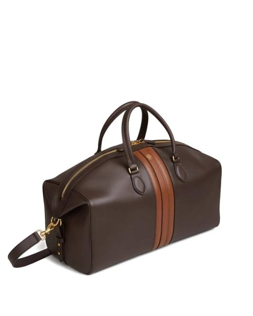 Bally Brown Logo-Detail Luggage Bag for men