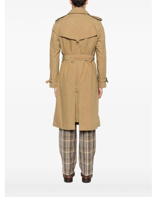 L'IMPERMEABILE Natural Trench Vasco À Taille Ceinturée for men