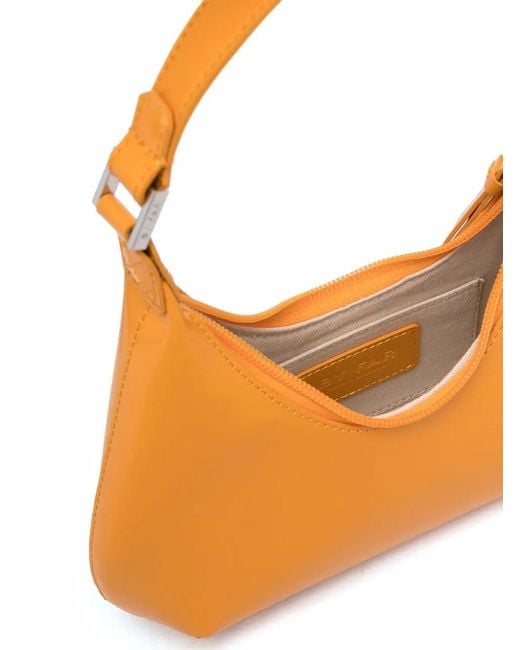 By Far Orange Mini Amber Shoulder Bag