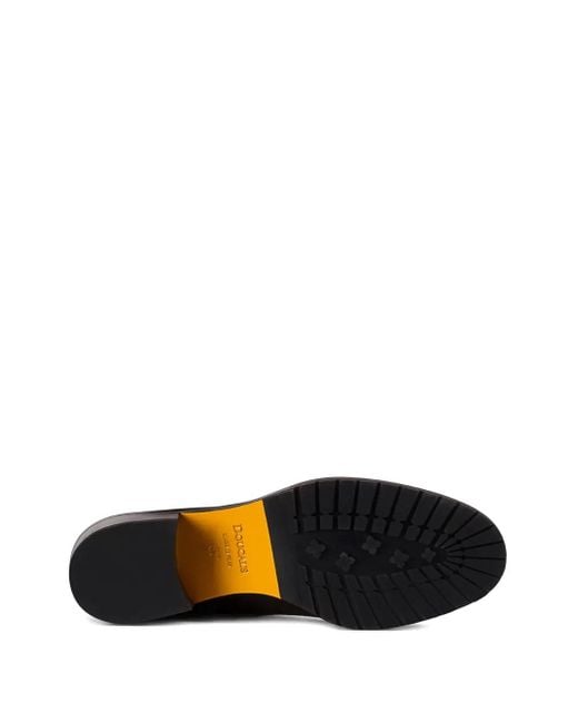 Bottes En Daim À Talon Épais Doucal's en coloris Black