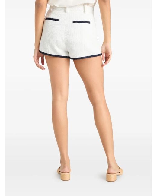 Cinq À Sept White Auden Shorts