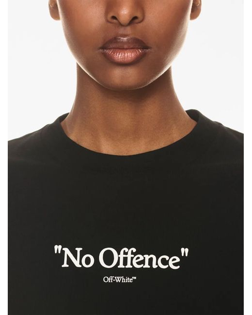 Off-White c/o Virgil Abloh Black Slogan-print Cotton T-shirt