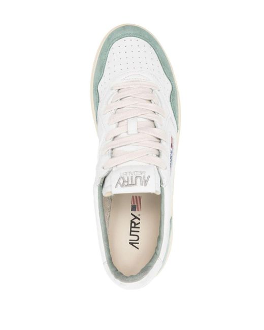 Autry Leren Sneakers Met Logopatch in het White voor heren