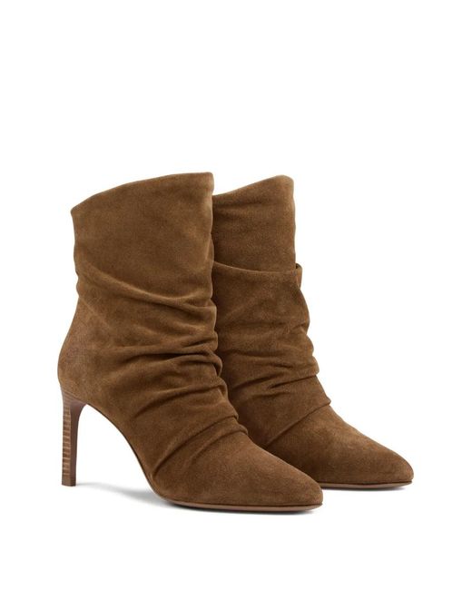 Ba&sh Brown Colivia Ruched-Detail Boots
