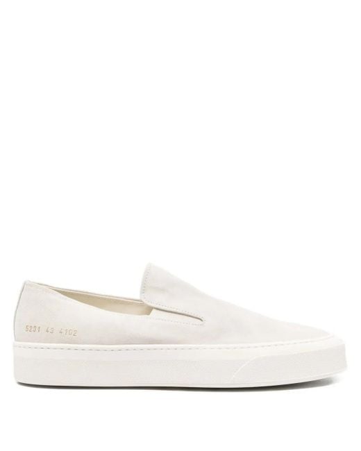 Common Projects Slip-On-Sneakers aus Wildleder in White für Herren