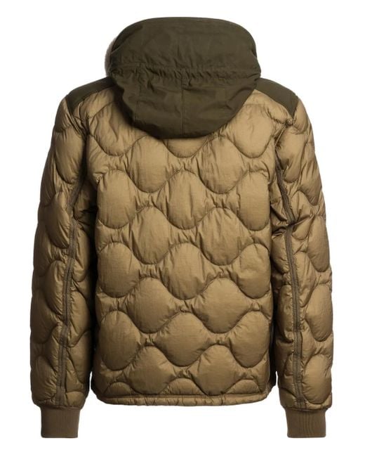Parajumpers Green Quilted Hooded Jacket for men