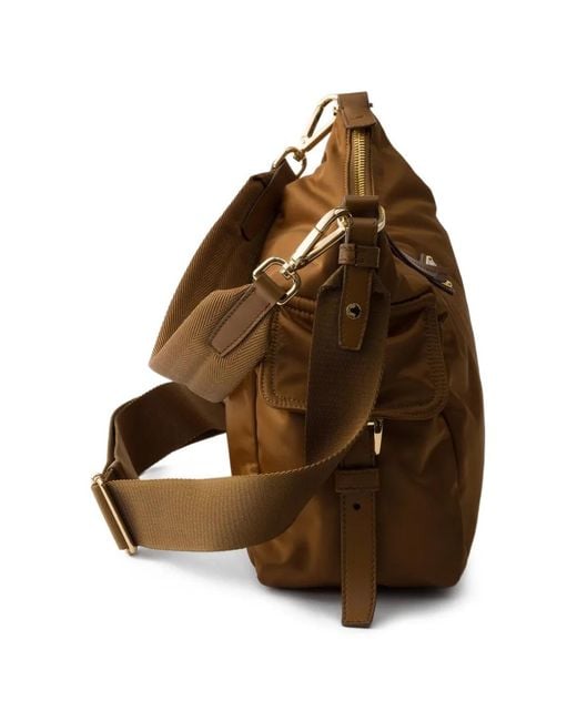 Bolso De Hombro Explore Grande Prada de color Brown