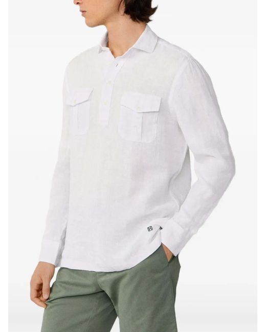 Camicia di Hackett in White da Uomo